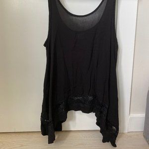 Intimately Free People Tank Top with Lace Detail S